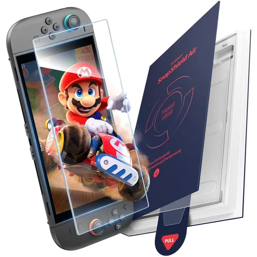 Vista 10 de Ambison 2 Pack Screen Protector Designed for Nintendo Switch 2 (2025) 7.9 inch, [Auto-Alignment Kit & HD Clear], Touch Sensitive, 9H Hardness