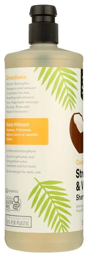 Vista 4 de 365 by Whole Foods Market, Champú Strength & Vitality, coco y miel, 32 onzas líquidas