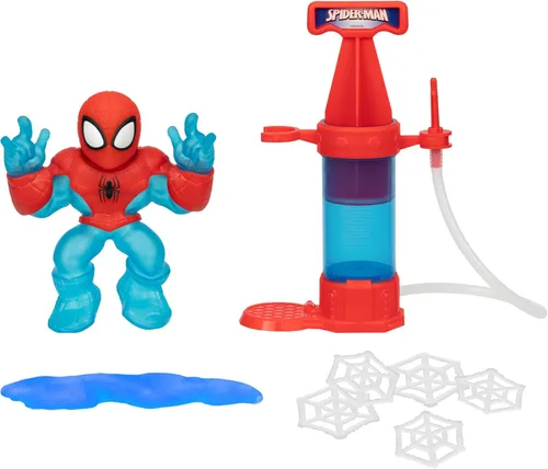 Vista 9 de Heroes of Goo Jit Zu Paquete Hero Creator con 2 figuras de acción y 6 rellenos de goo únicos, mezcla, rellena y crea tu propio Blazagon elástico