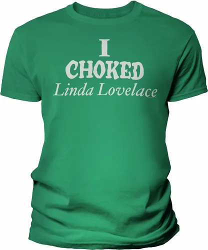 Vista 20 de Camisa vintage I Choked Linda Lovelace para hombre Negro-0001