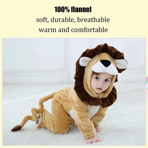 Vista 4 de Disfraces de animales para bebé unisex mameluco para Halloween