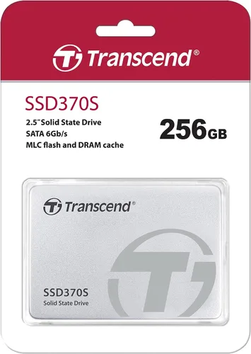 Vista 3 de Transcend 256GB MLC SATA III 6Gb/s 2.5" unidad de estado sólido 370 (TS256GSSD370S)