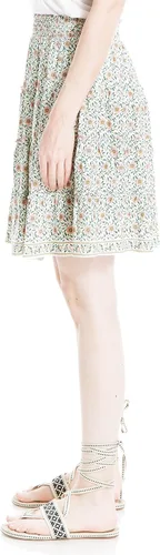 Vista 2 de Max Studio Falda corta de rayón casual para mujer