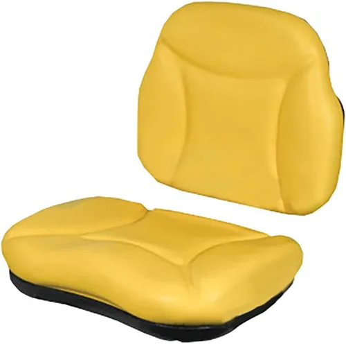 Vista 4 de 5000SCKIT - Juego de cojines de asiento amarillo para asiento RE62227 para modelos John Deere
