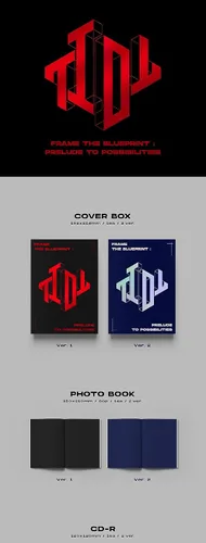 Vista 2 de TIOT Enmarca el plano: Prelude to Posibilidades Contenido del álbum PRE DEBUT+Photocard+Pegatina+etc+Seguimiento sellado