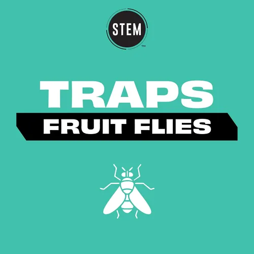 Vista 2 de Trampa para Moscas de la Fruta STEM: Atrapamoscas con Extractos Botánicos; 5.4 fl oz (Paquete de 1)