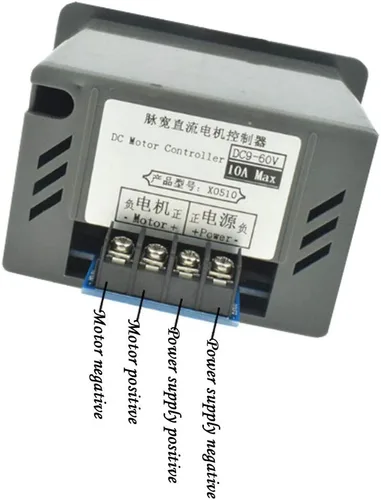 Vista 6 de Controlador de motor de CC X0540 40A 12V24V36V48V Control de velocidad del motor PWM Interruptor de velocidad variable