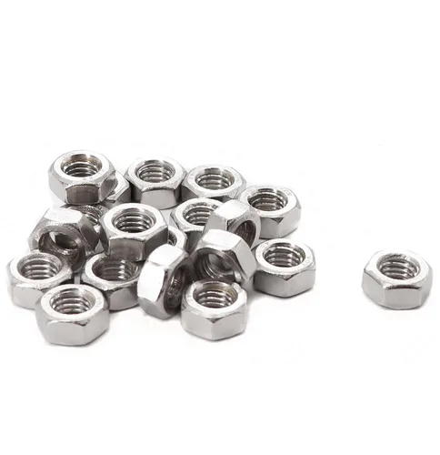 Vista 6 de cSeao 100 tuercas hexagonales 1/4-20 de acero inoxidable 304, acabado liso