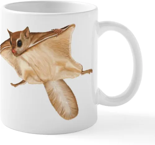 Vista 54 de CafePress Taza navideña de ardilla de 11 oz (11.0 fl oz) taza de café de cerámica