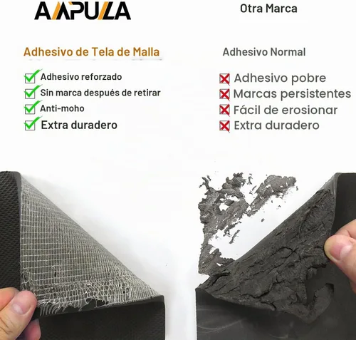 Vista 5 de Protector de pared de garaje, protectores de puerta de automóvil, parachoques de pared de espuma ultra gruesa 2 Pack, 1/4" Thickness, Waterproof