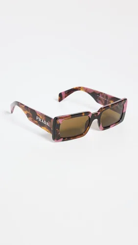 Vista 2 de Prada Gafas de sol rectangulares de acetato para mujer