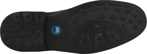 Vista 3 de Nunn Bush Odell Wingtip Vestido Casual Chukka Bota, Tan Crazy Horse Negro(Black Tumbled)