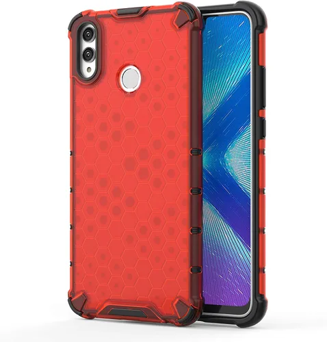 Vista 162 de Pzwoxukhov Funda compatible con Huawei Nova 3i, compatible con Huawei P Smart+ 2018 Honeycomb Anti-Drop Shock-Absorbing Case Negro