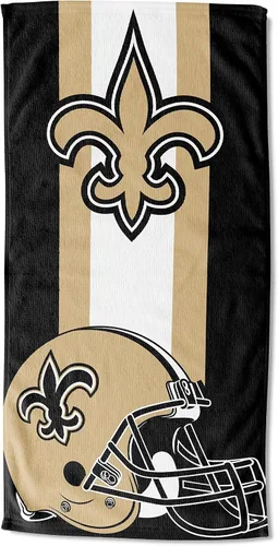 Vista 30 de Northwest NFL San Francisco 49ers - Toalla de playa unisex para adultos, mezcla de algodón y poliéster, 30 x 60 pulgadas, rayas