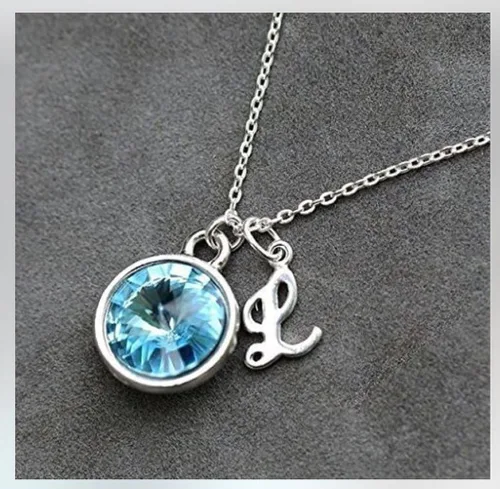 Vista 7 de Adabele Colgante de piedra natal de plata de grado A, 0.236 in, pequeño, 0.315 in y 0.394 in para aretes personalizados, pulseras, collares