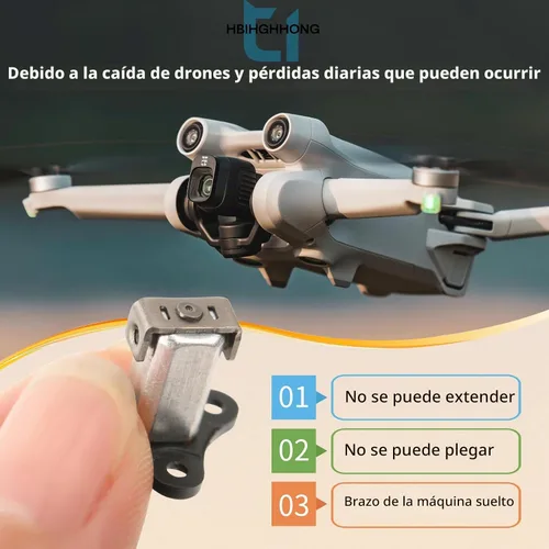 Vista 2 de Reemplazo del eje del brazo delantero para DJI Mini 3 Pro/Mini 3 bisagras de brazo delantero eje de brazo para DJI Mini 3 Pro Drone Accesorios