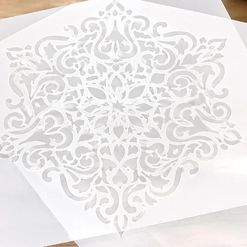 Vista 4 de 16 hojas translúcidas de Mylar en blanco para cortar 12" x 24