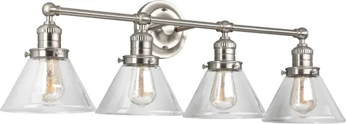 Vista 35 de Design House 519892 Kimball Industrial Farmhouse Luz de Pared Interior de 1 Luz con Pantalla de Metal para Pasillo, Baño, Cocina, Vestíbulo, Pintura