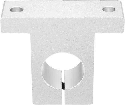 Vista 5 de uxcell Soporte de guía de sujeción lineal de aluminio SK20 para eje de diámetro de 0.787 in