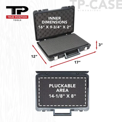 Vista 3 de True Position Tools - Funda de transporte dura universal con espuma de Kaizen Pick and Pluck Premium – Protege electrónicos, herramientas, cámaras