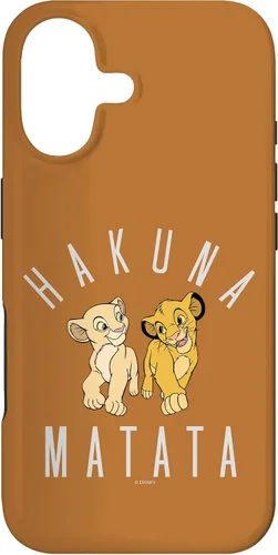 Vista 32 de Funda para iPhone 13 Pro Max Disney The Lion King Simba y Nala Hakuna Matata
