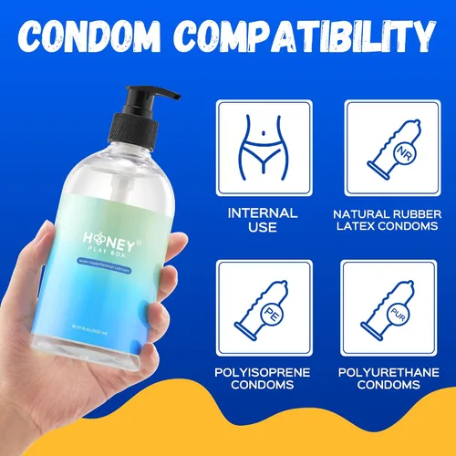 Vista 3 de Lubricante a base de agua, lubricante personal para hombres, mujeres y parejas, lubricante anal para una comodidad suave y duradera, antiadherente