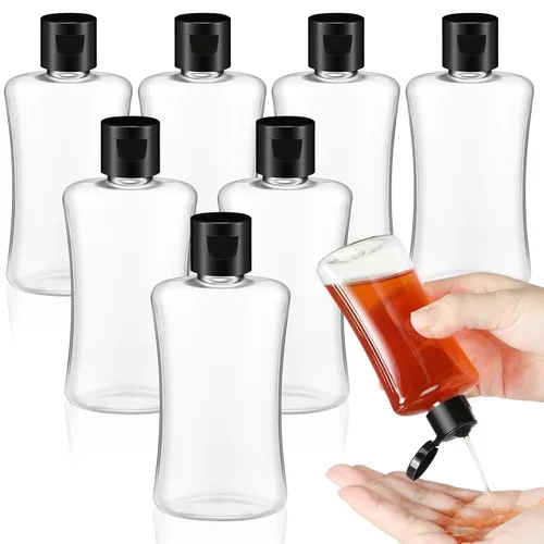 Vista 10 de Domensi - 36 botellas de viaje de 3.4 onzas con tapa abatible, loción