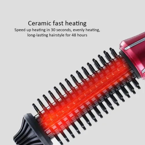 Vista 2 de Herramienta eléctrica para peinar el cabello: peine plegable para viajes, salón y uso doméstico
