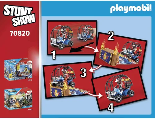 Vista 4 de Playmobil Paquete de inicio Stunt Show