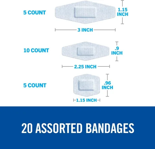 Vista 3 de Nexcare Strong Hold Pain Free Removal Bandages, Assorted, 40 Count