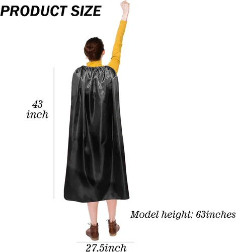 Vista 7 de iROLEWIN Capas y máscaras de superhéroes para adultos para mujeres y hombres, disfraces de superhéroes a granel como adolescentes, regalos de fiesta