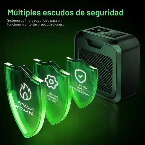 Vista 5 de VIVOSUN Calentador de tienda de cultivo AeroFlux PTC de 700 W