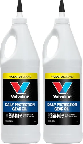 Vista 12 de Valvoline SAE de alto rendimiento 85W-140, aceite de engranaje, cubeta de 5 gal