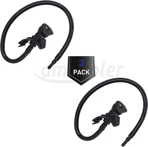 Vista 3 de 2 boquillas de limpiaparabrisas delantero de repuesto para Ford Explorer Mustang 2010-2014. OEM: AR3Z17603A negro