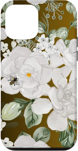 Vista 16 de Funda para iPhone 16 White Gardenia's Nectar Flowing Over