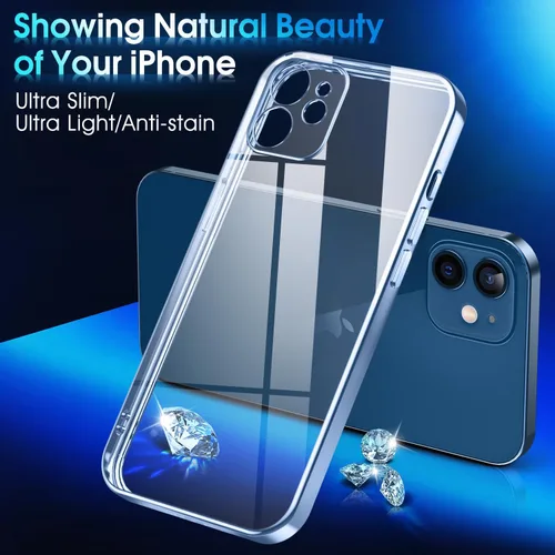 Vista 200 de Supdeal Funda cristalina transparente para iPhone 11, [No se amarillea] [Protección de la cámara] [Probado contra caídas de grado militar] Funda
