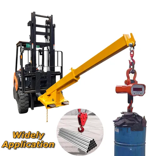 Vista 5 de INTSUPERMAI Accesorio ajustable para grúa móvil para carretilla elevadora con gancho de brazo de horca de elevación de truss para equipo de fijación