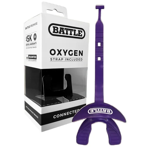 Vista 10 de Battle protector bucal con correa conectada, para labios, con oxígeno, 2.5