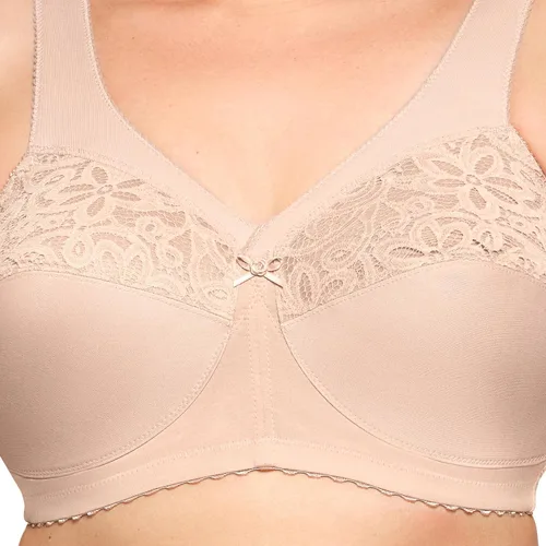 Vista 3 de Glamorise Sujetador MagicLift de algodón con soporte sin varillas #1001 para mujer