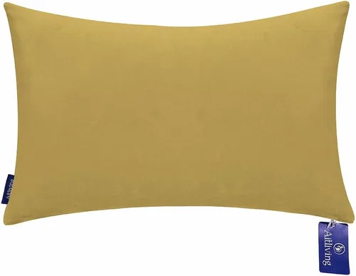 Vista 9 de Juego de 2 fundas de almohada lumbares decorativas de terciopelo de algodón suave de 12 x 20 pulgadas, fundas de cojín para sofá, dormitorio
