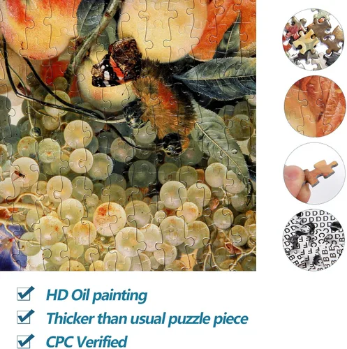 Vista 5 de Bgraamiens Puzzle-Fruit Feast-Rompecabezas cuadrado de 1000 piezas para adultos