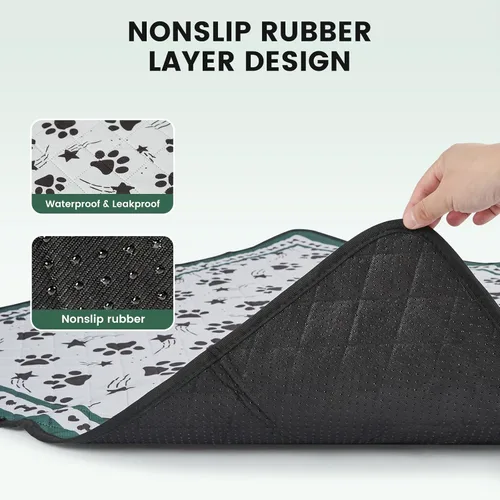 Vista 3 de Gardner Pet - Alfombrillas lavables para orinar para perros, de 36" x 36", antideslizantes con gran absorción de orina, reutilizables
