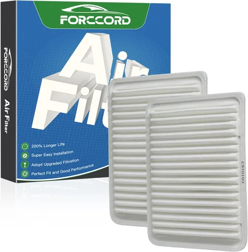Vista 30 de Paquete de 2 Filtros de Aire para Motor Compatible con Volkswagen Atlas 2025-18 2.0L 3.6L, 2025-20 Atlas Cross Sport 2.0L 3.6L Reemplazo de Filtro