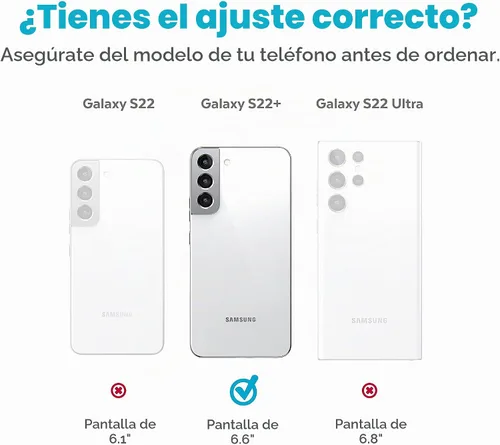Vista 9 de Speck Productos Funda Presidio2 Grip Samsung Galaxy S22+, negro/negro/blanco