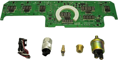 Vista 5 de Intellitronix Panel de medidor digital LED para Dodge Duster/Dart (1970-1976) DP1805B (azul)