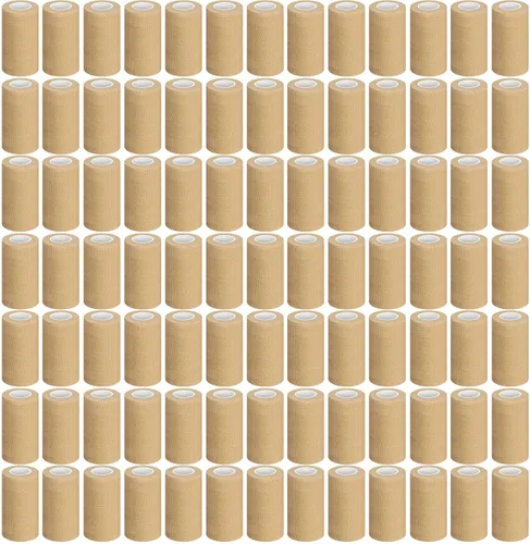 Vista 11 de Treela Paquete de 96 vendajes autoadhesivos de 2 pulgadas x 5 yardas, vendajes cohesivos autoadherentes elásticos atléticos deportivos, cinta 15