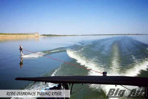 Vista 7 de Big Air Super Shadow Wakeboard Tower Bimini Top - 76 x 76 pulgadas - Se monta sobre la torre de vigilia existente
