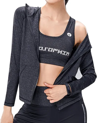 Vista 5 de XPINYT 5 piezas de trajes de entrenamiento para mujer, conjuntos atléticos, trajes deportivos, yoga, gimnasio, fitness, ejercicio, ropa para correr