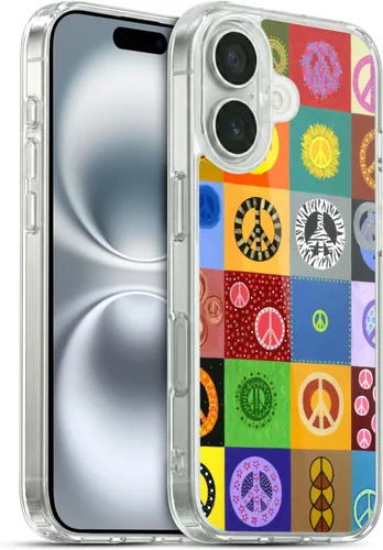 Vista 14 de Head Case Designs Officially Licensed Suzan Lind Carnival Colours & Patterns Gel Case [Military Grade Protection] Compatible with Apple iPhone 16