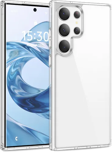 Vista 25 de USLAI - Carcasa para Samsung Galaxy S23 5G, soporte de anillo de cámara Negro